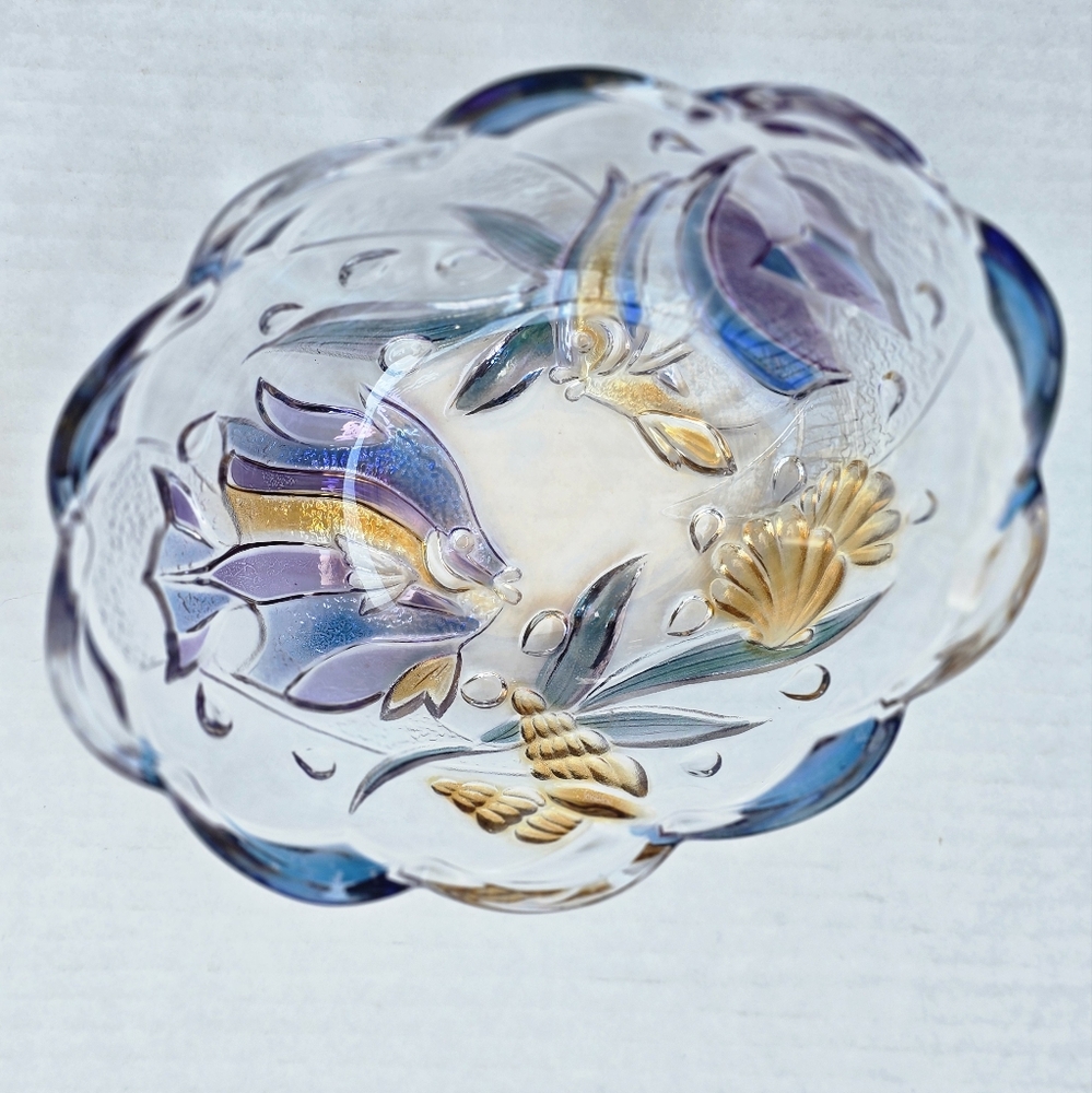 Vintage Trinkets Glass Dish